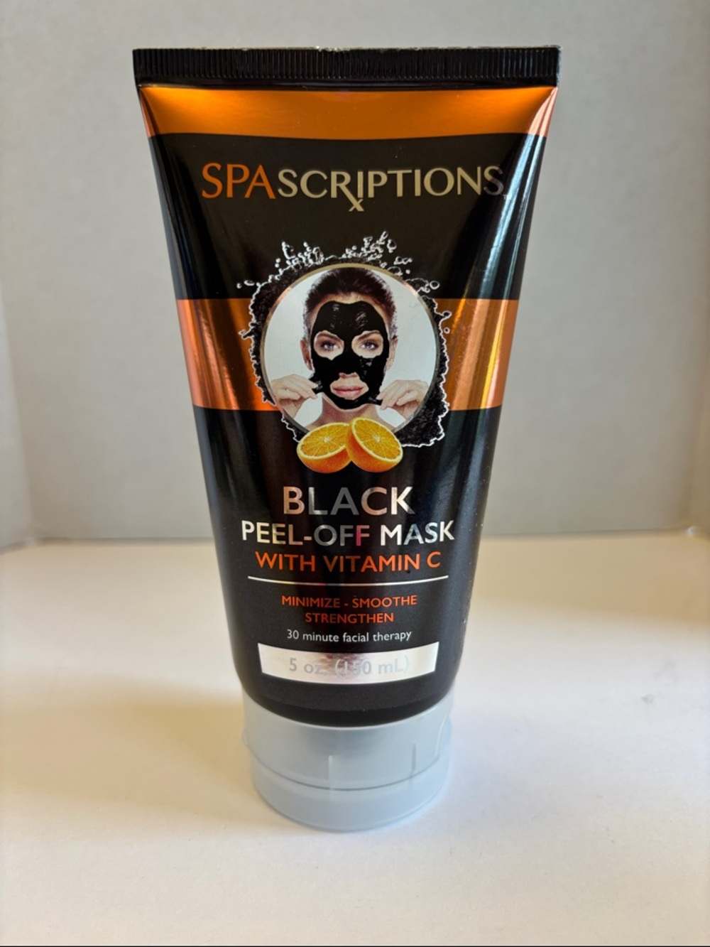 SPASCRIPTIONS Black Peel-Off Mask with Vitamin C - Black